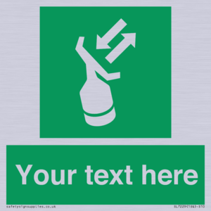 Custom sign safe condition Search and rescue transponder